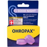 OHROPAX GOOD NIGHT SILIKON VOR-Ohr St&ouml;psel, 8 Stk., Ohropax GmbH
