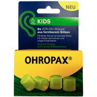 OHROPAX KIDS SILIKON VOR-Ohr St&ouml;psel, 8 Stk., Ohropax GmbH