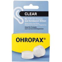OHROPAX CLEAR SILIKON VOR-Ohr St&ouml;psel, 6 st, Ohropax GmbH