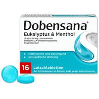 Dobensana Eukalyptus&Menthol 1.2mg/0.6mg Lutschtab, 16 st, Reckitt Benckiser Deutschland GmbH
