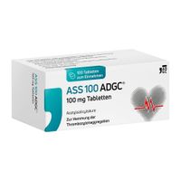ASS 100 ADGC 100 mg Tabletten, 100 st, Zentiva Pharma GmbH
