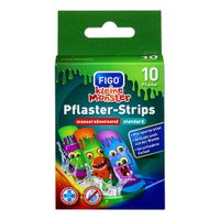 FIGO Kinder-Pflaster Kleine Monster, 10 st, S+H Pharmavertrieb GmbH
