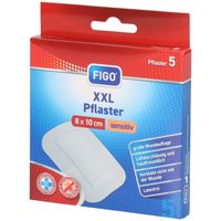 FIGO Pflaster sensitiv 8x10 cm XXL, 5 st, S+H Pharmavertrieb GmbH