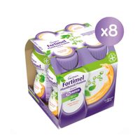 Fortimel PlantBased Protein 2 kcal K&uuml;rbis-Karotte, 8x4x200 ml, Danone Deutschland GmbH