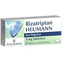 Rizatriptan HEUMANN bei Migr&auml;ne 5 mg Tabletten, 2 st, Heumann Pharma GmbH & Co. Generica KG