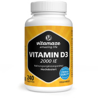 Vitamin D3 2000 IE vegetarisch, 240 st, Vitamaze GmbH