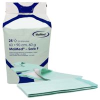 MaiMed-Sorb F Krankenu. Flocke 60x90 -60g, 25 st, MaiMed GmbH