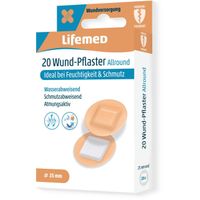 Lifemed Wund-Pflaster Allround rund 2.5 cm, 20 st, Lifemed GmbH
