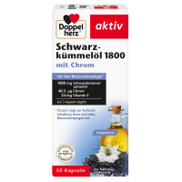 Doppelherz Schwarzk&uuml;mmel&ouml;l 1800, 50 st, Queisser Pharma GmbH & Co. KG