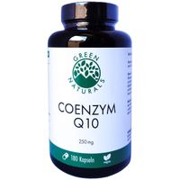 GREEN NATURALS Coenzym Q10 250mg vegan hochdosiert, 180 st, Heilpflanzenwohl GmbH
