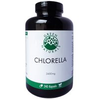 GREEN NATURALS Chlorella Kapseln 2.400 mg vegan, 240 st, Heilpflanzenwohl GmbH