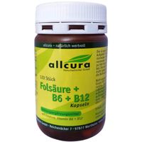 Fols&auml;ure+B6+B12, 120 st, Allcura Naturheilmittel GmbH