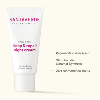 sleep & repair night cream, 30 ml, SANTAVERDE GmbH