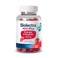 Biolectra AktivPlus Energie & Muskeln Gummis Erdb., 60 Stk., Hermes Arzneimittel GmbH