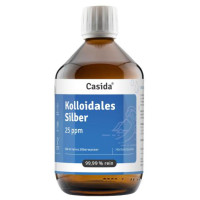 Kolloidales Silber 25 ppm 99.99%, 500 ml, Casida GmbH