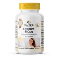 Fols&auml;ure 800 ug, 400 st, Warnke Vitalstoffe GmbH