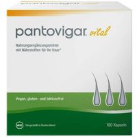 Pantovigar vital Kapseln mit N&auml;hrstoffen f&uuml;r Haare, 180 st, Merz Therapeutics GmbH