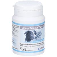 OMEGA DUO PLUS 500 mg Erg.-Futterm.f.Hund/Katze, 60 st, alfavet Tierarzneimittel GmbH