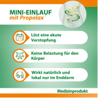 Bekunis Mini-Einlauf mit Propolax, 6 st, Hansa Naturheilmittel GmbH