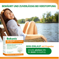 Bekunis Mini-Einlauf mit Propolax, 6 st, Hansa Naturheilmittel GmbH