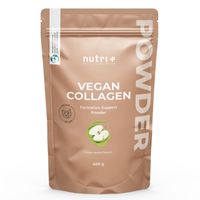 nutri+ Vegan Collagen Pulver Gr&uuml;ner Apfel, 400 g, Nutrition-Plus Germany e.K.