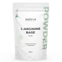 nutri+ L-Arginin Base Pulver, 500 g, Nutrition-Plus Germany e.K.
