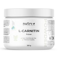 nutri+ L-Carnitin Pulver (Carnipure), 250 g, Nutrition-Plus Germany e.K.