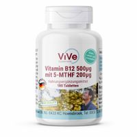 Vitamin B12 500ug mit 5-MHTF 200ug, 180 st, ViVe Supplements B. V.