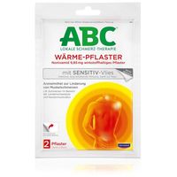 ABC W&auml;rme-Pflaster Sensitive-Vlies Hansaplast med, 2 st, Beiersdorf AG