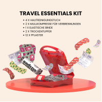 Wild Stripes Travel Essentials First Aid Kit, 21 st, New Flag GmbH