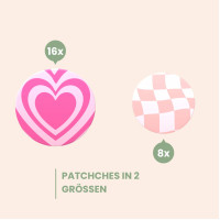 Wild Stripes Anti-Pickel Patches Groovy Recover, 24 st, New Flag GmbH