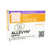 Allevyn Gentle 5x5 cm Schaumverband, 5 st, Adequapharm GmbH