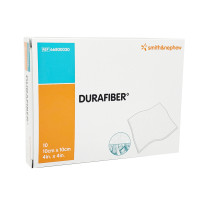 Durafiber 10x10 cm Verband, 10 st, Adequapharm GmbH