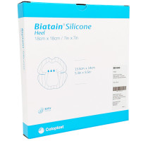 Biatain Silicone Schaumverband Ferse 18x18 cm, 5 st, Adequapharm GmbH