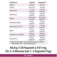 VITAMIN-B-KOMPLEX DR JACOB, 120 st, Dr. Jacob's Medical GmbH