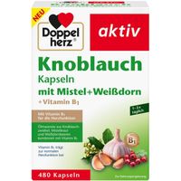 Doppelherz Knoblauch m. Mistel+Wei&szlig;dorn+Vitamin B1, 480 Stk., Queisser Pharma GmbH & Co. KG