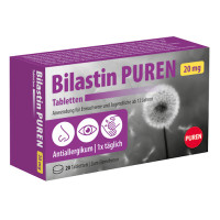 Bilastin PUREN 20 mg Tabletten, 20 Stk., PUREN Pharma GmbH & Co. KG