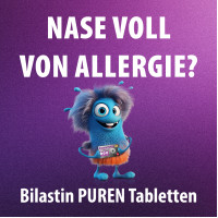 Bilastin PUREN 20 mg Tabletten, 100 st, PUREN Pharma GmbH & Co. KG