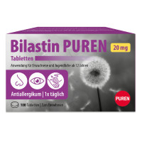 Bilastin PUREN 20 mg Tabletten, 100 st, PUREN Pharma GmbH & Co. KG