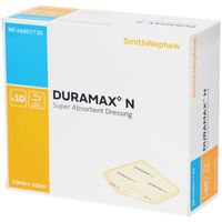 DURAMAX N Superabsorbierender Wundverband 10X10CM, 10 st, Smith & Nephew GmbH