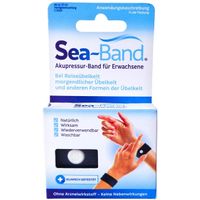 SEA-BAND Akupressur-Band f. Erwachsene Black, 2 st, Eb Vertriebs GmbH