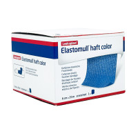 ELASTOMULL haft color 6 cmx20 m Fixierb.blau, 1 st, Adequapharm GmbH