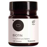 Biotin 5 mg Biotin pro Tablette, 120 st, MEDICOM Pharma GmbH