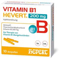 Vitamin B1 Hevert 200 mg, 10x2 ml, Hevert-Arzneimittel GmbH & Co. KG