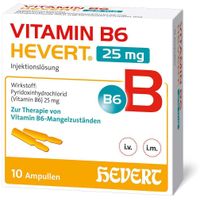 Vitamin B6 Hevert 25 mg, 10x2 ml, Hevert-Arzneimittel GmbH & Co. KG