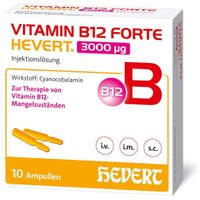 Vitamin B12 forte Hevert 3000 ug, 20x2 ml, Hevert-Arzneimittel GmbH & Co. KG