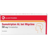 Sumatriptan AL bei Migr&auml;ne 50 mg Filmtabletten, 2 st, Aliud Pharma GmbH