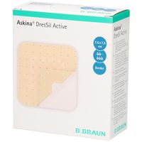 Askina DresSil Active Border 7.5x7.5cm, 10 st, B. Braun Melsungen AG