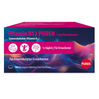 Vitamin B12 PUREN 1 mg Filmtabletten, 100 st, PUREN Pharma GmbH & Co. KG