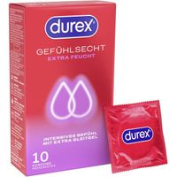 DUREX Gef&uuml;hlsecht Kondome Extra Feucht, 10 Stk., Reckitt Benckiser Deutschland GmbH
